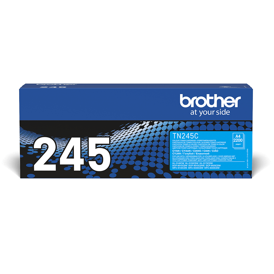 Brother TN-245C 2200 pages Cyan 1 PC(s Toner Cartridges