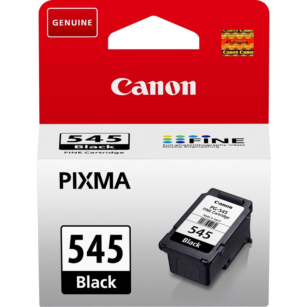 Canon PG-545 Black Ink Cartridge Standard Yield Pigment-based 1 Original Cartridges 8287B001