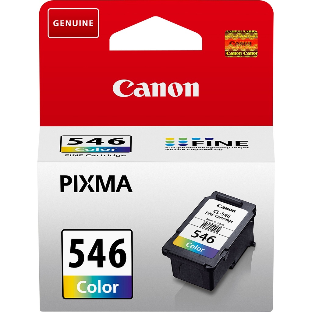 [2898306000] Canon CL-546 C/M/Y Colour Ink Cartridge Standard Yield Cyan Magenta Yellow Original 8289B001