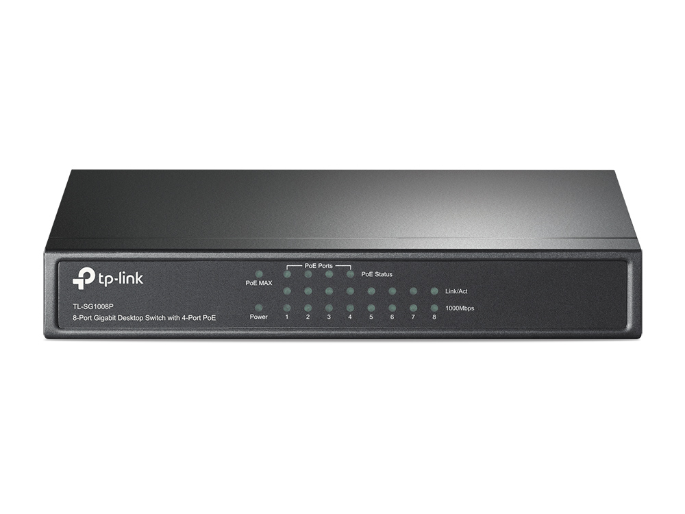 [2920662000] Tp-link Gigabit Ethernet (10/100/1000) Full duplex Power over (PoE) Switch Network Equipment TL-SG1008P
