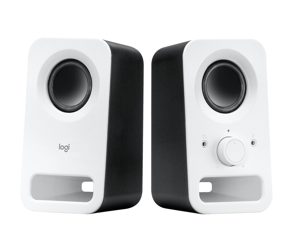 [2984337000] Logitech Z150 Multimedia Speakers 2.0 channels Wired 3 W White 980-000815 Audio Equipment