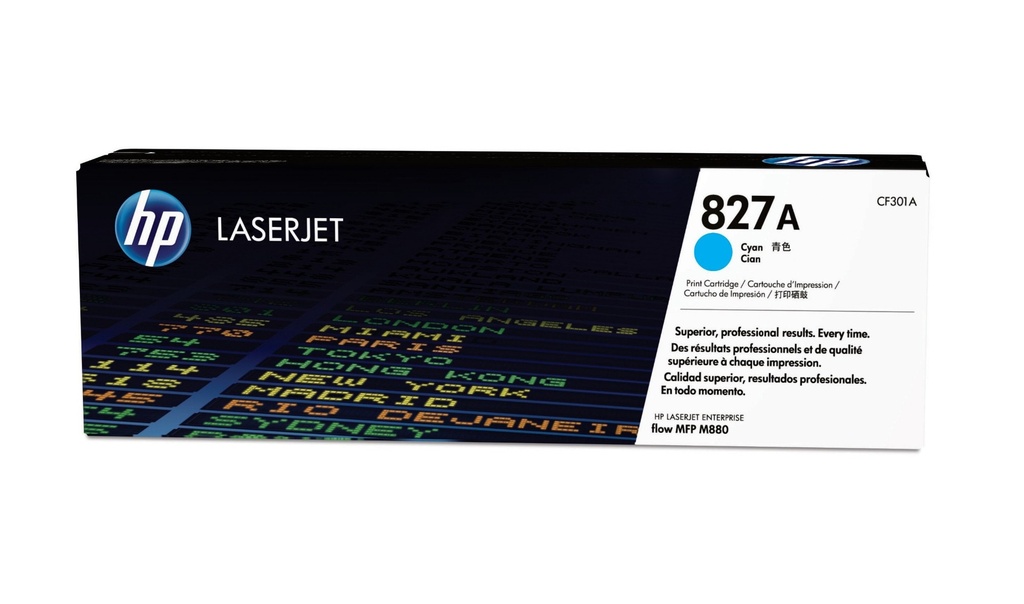 HP Color LaserJet 827 A Toner Cartridge Original cyan 32000 pages Cartridges CF301A