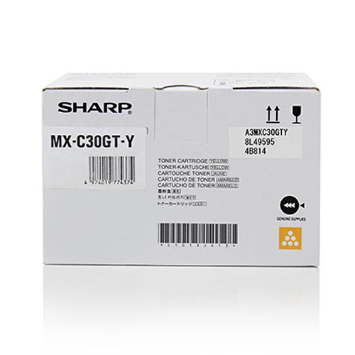 [2997496000] Sharp MXC30GTY MX-C Toner yellow 6000 Original Toner Cartridge Toner Cartridges