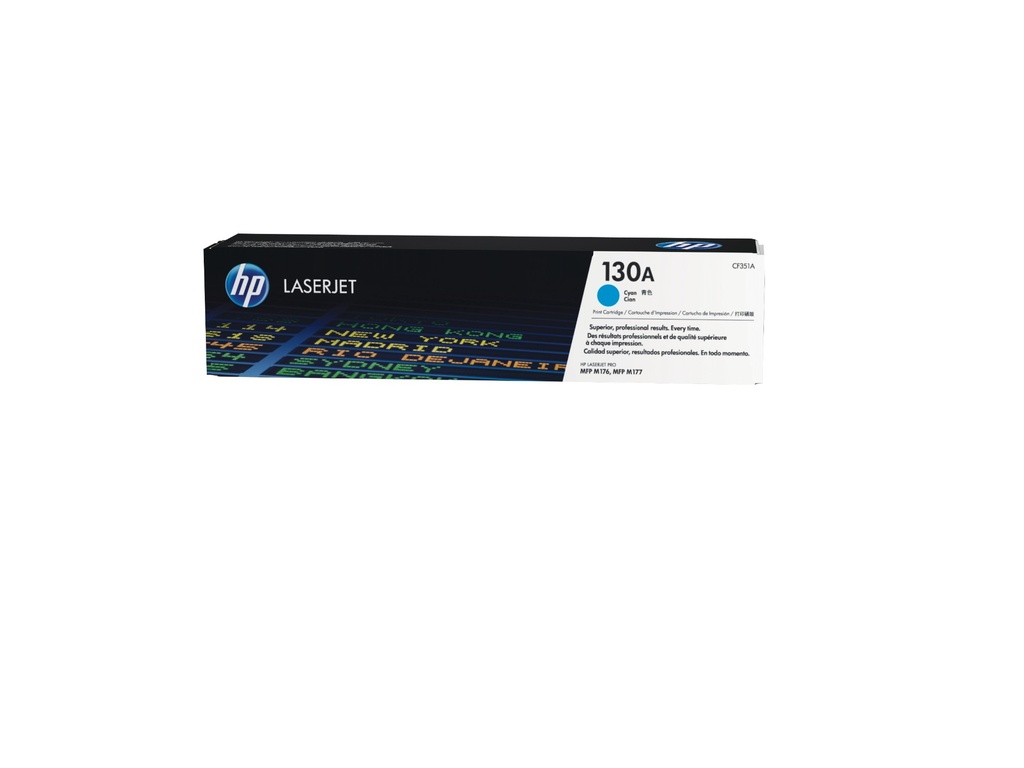 HP Color LaserJet 130 A Toner Cartridge Original cyan 1000 pages Cartridges CF351A