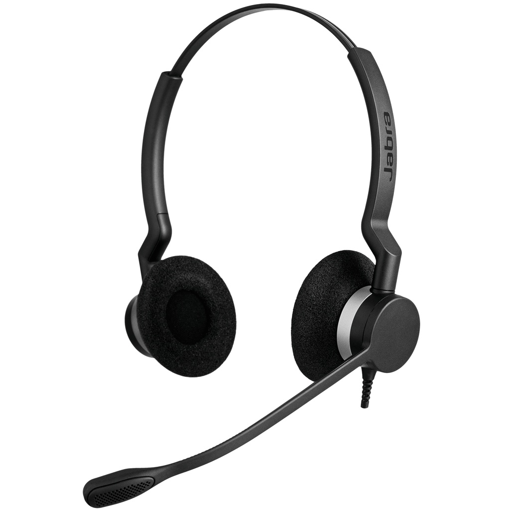 Jabra Biz 2300 Duo 2309 820 104 Headset 10 KHz Audio Equipment