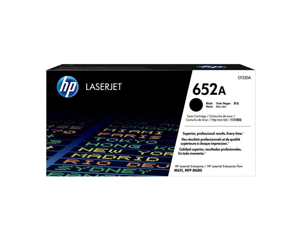 HP Toner CF320A 652 A Black Original Toner Cartridge Toner Cartridges