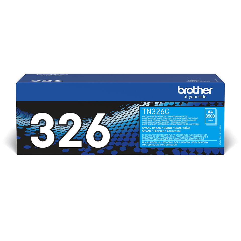 Brother TN-326C 3500 pages Cyan 1 PC(s) Original Toner Cartridges TN326C
