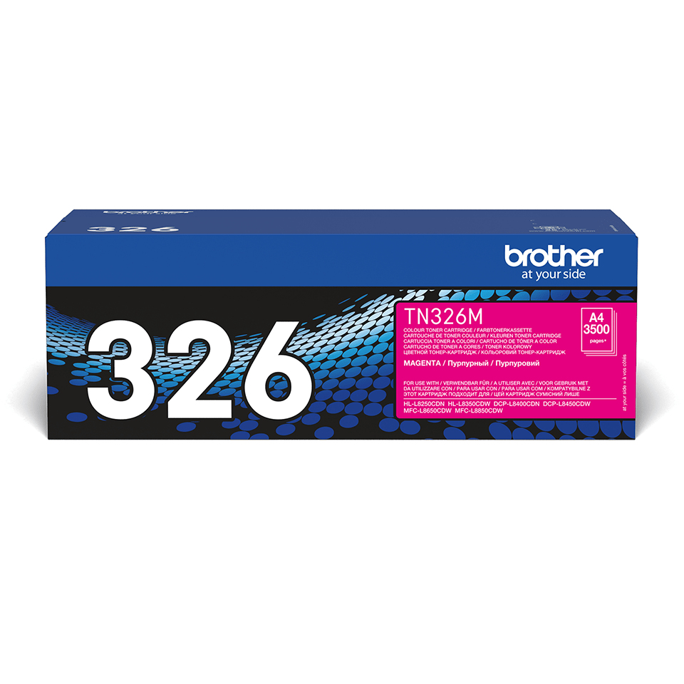 Brother Toner TN-326 m Magenta TN326 Original Toner Cartridge Toner Cartridges
