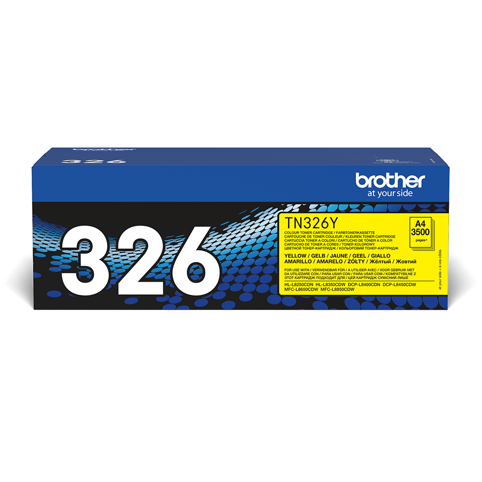 Brother Toner TN-326Y yellow TN326 Original Toner Cartridge Toner Cartridges