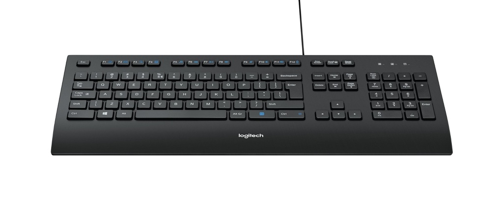 Logitech Keyboard K280e for Business Full-size (100%) Wired USB QWERTY Black Input Devices