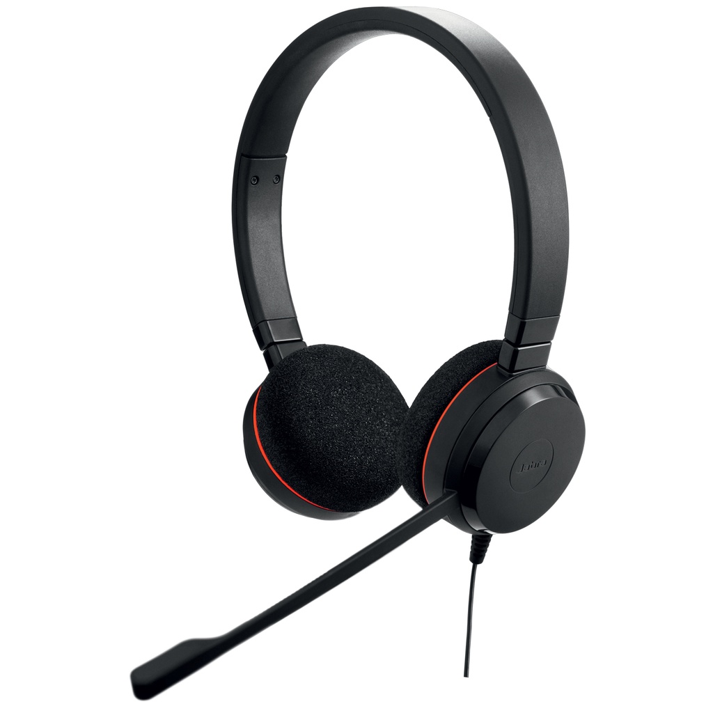 Jabra Headset Evolve 20 MS Stereo Headset 7 KHz Audio Equipment