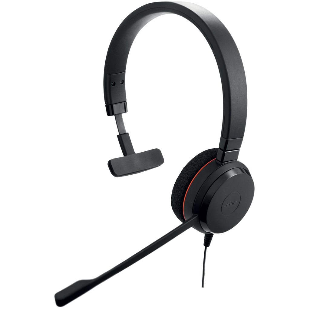Jabra Headset Evolve 20 MS Mono Headset 7 KHz Audio Equipment