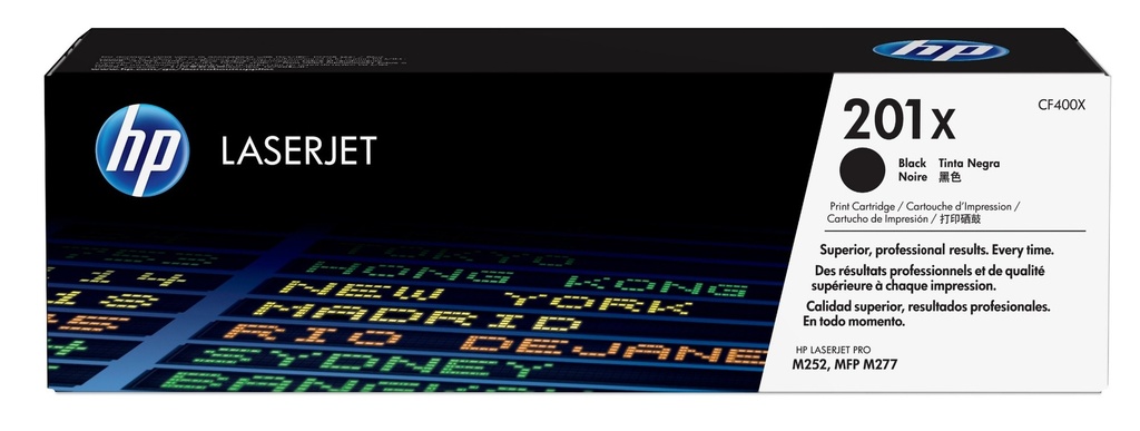HP 201X High Yield Black Original LaserJet Toner Cartridge 2800 pages Black 1 PC(s Toner Cartridges