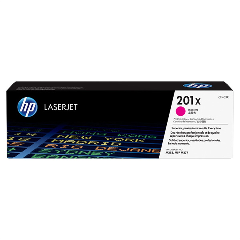 HP 201X High Yield Magenta Original LaserJet Toner Cartridge 2300 pages Cartridges CF403X