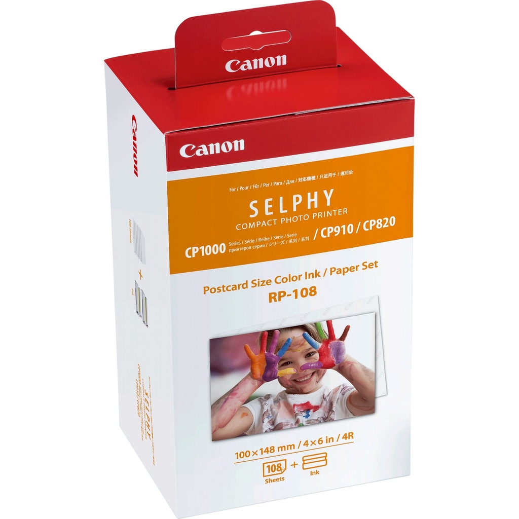 Canon RP-108 Photo Paper A4 8568B001 Ink Cartridges