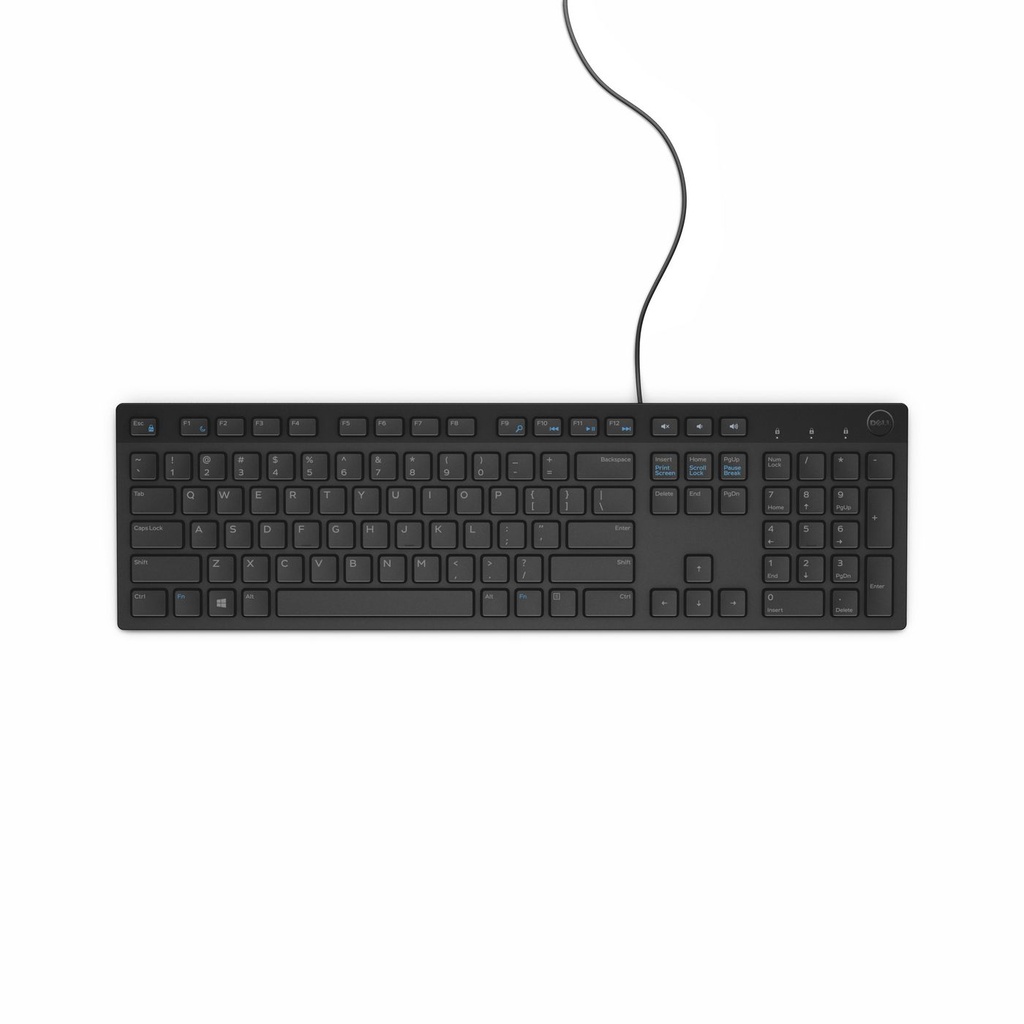 [3963527000] Dell KB216 Keyboard QWERTZ Black Input Devices