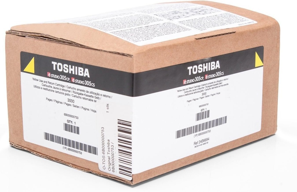[3968723000] Toshiba T 305Py-r yellow Original Tonerpatrone for e-Studio 305 305CP 305CS Toner Cartridge Toner Cartridges