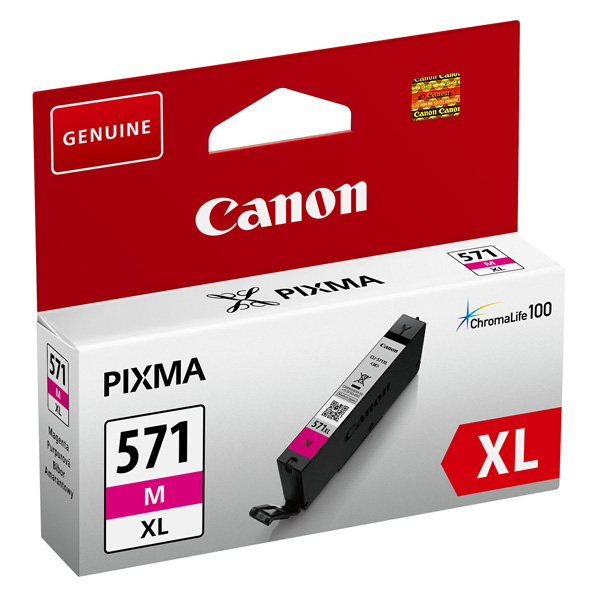 [3998160000] Canon CLI-571 m XL CLI-571XL High Yield Magenta Ink Cartridge (XL) Original Cartridges 0333C001