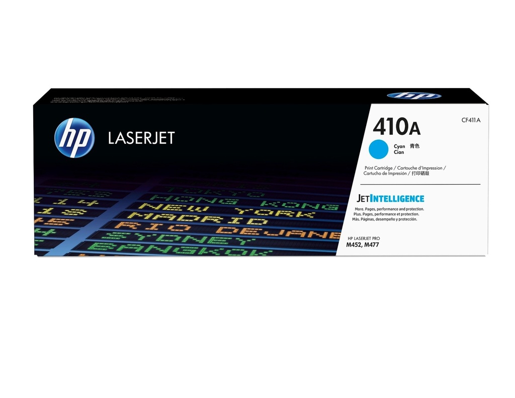 HP 410 A Cyan Original LaserJet Toner Cartridge 2300 pages Cyan 1 PC(s Toner Cartridges