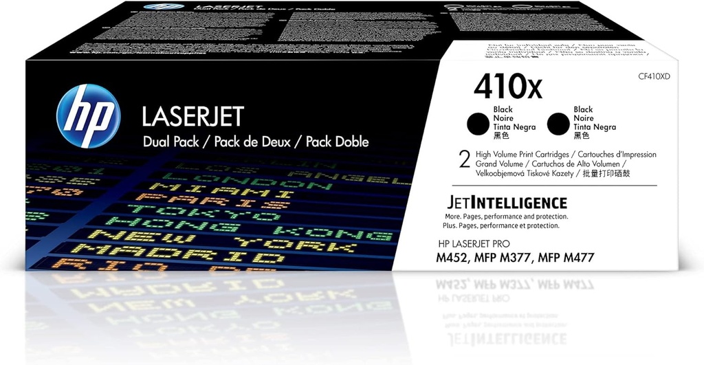 HP 410X CF410XC Projekt packaging Toner Black Original Toner Cartridge Toner Cartridges