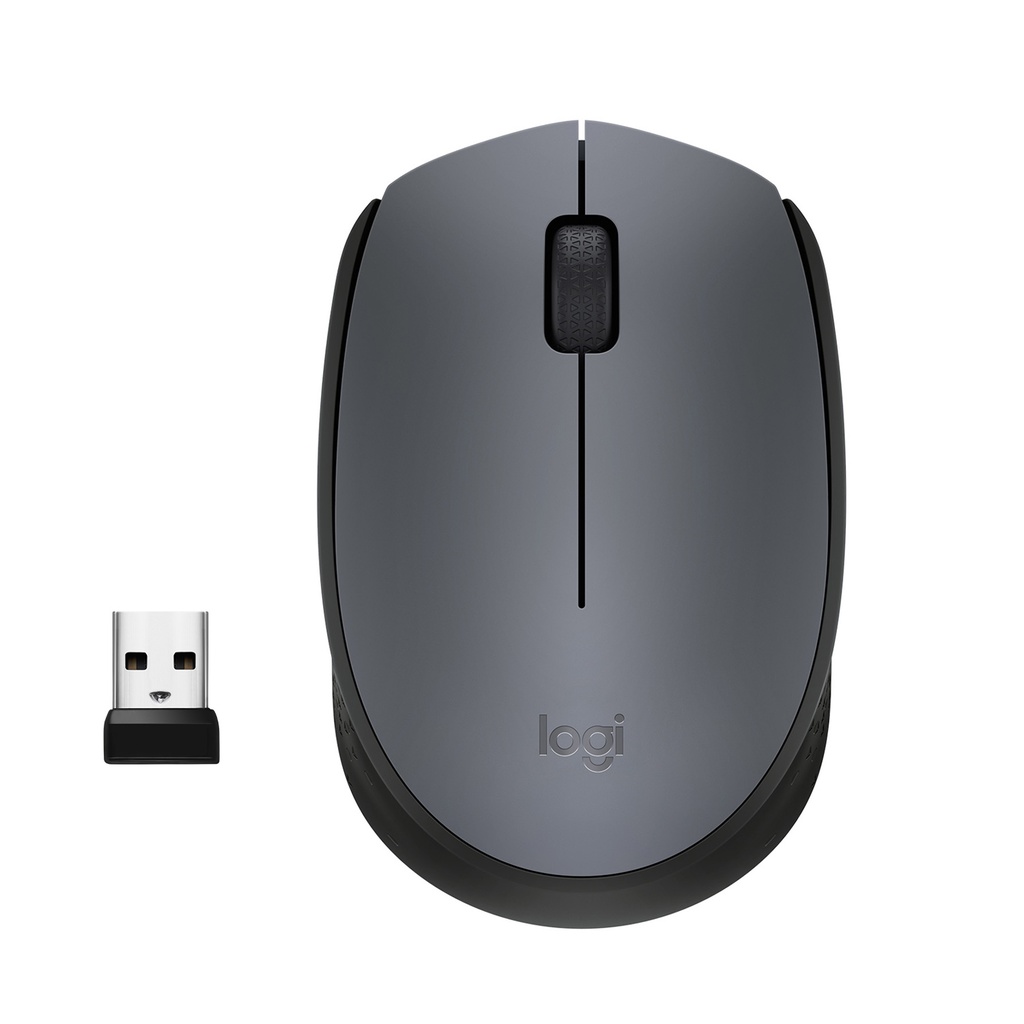 Logitech M170 Wireless Mouse Ambidextrous Optical RF USB 2.0 910-004642 Input Devices