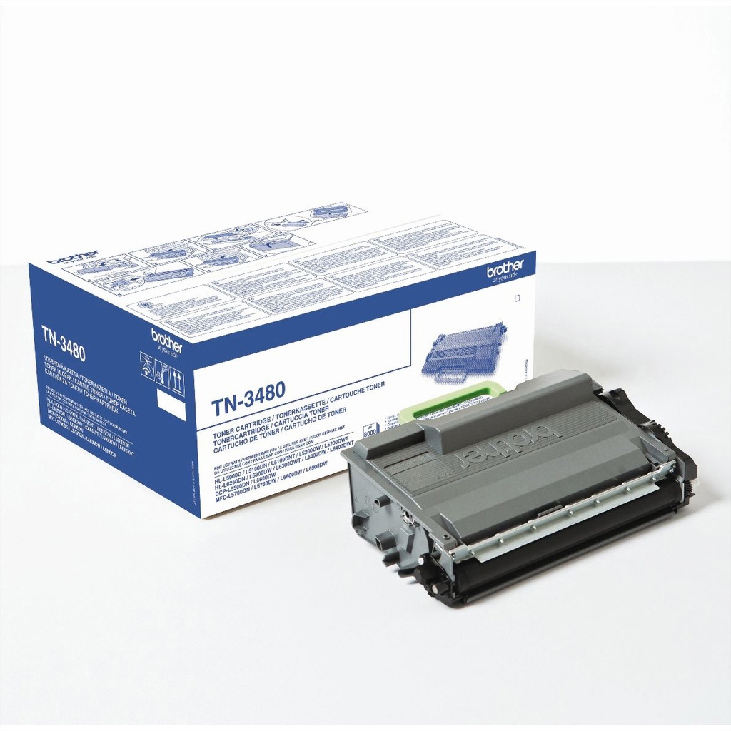 Brother TN-3480 000 Pages 8000 TN3480 Toner Cartridges