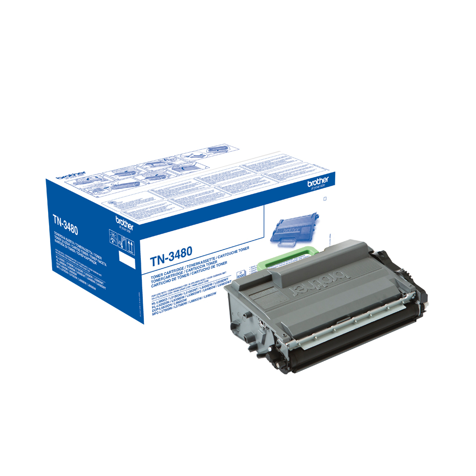 [4652636001] Brother TN-3480P 8000 pages Black 1 PC(s Toner Cartridges