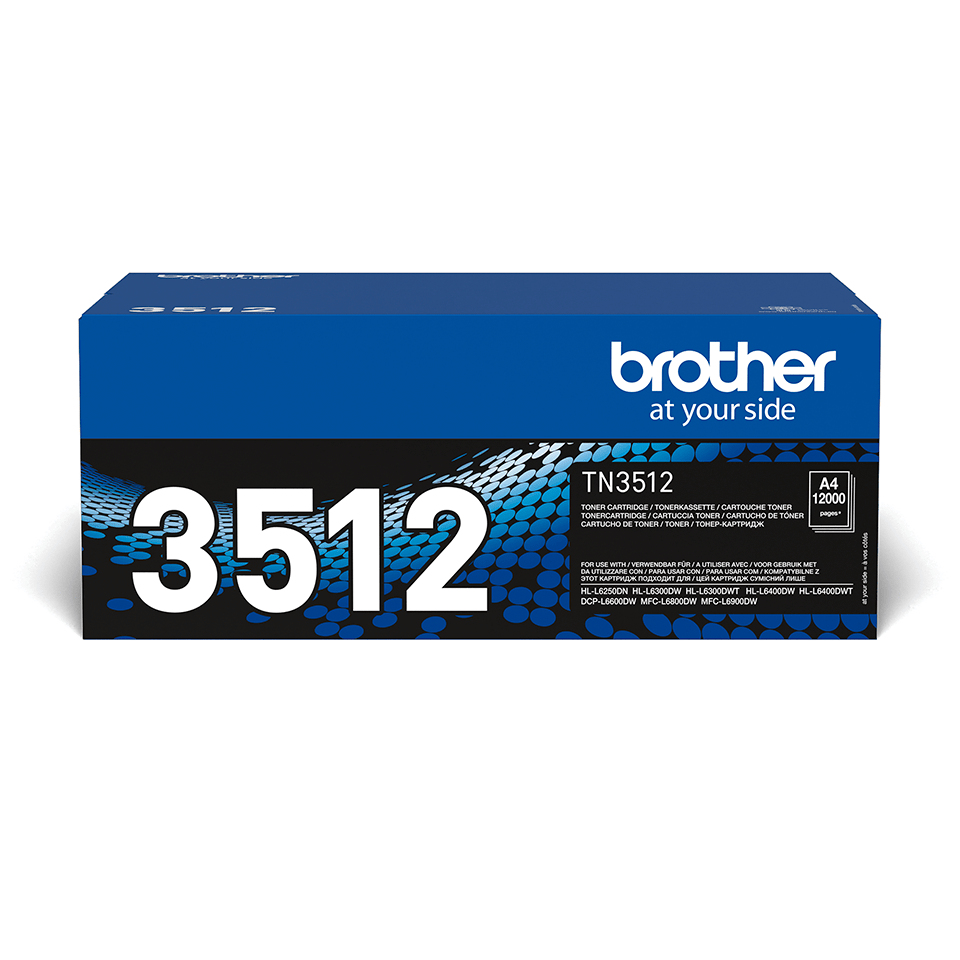 Brother Toner 12 Original Toner Cartridge Black 9800 - 23700 TN3512 Toner Cartridges