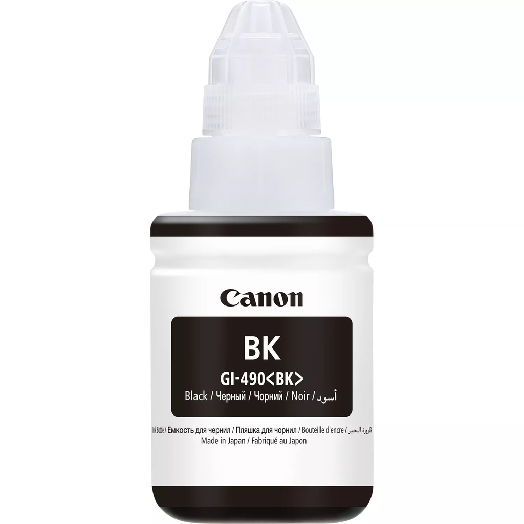 Canon GI-490BK Black Canon 130 ml Japan 1 PC(s Ink Cartridges