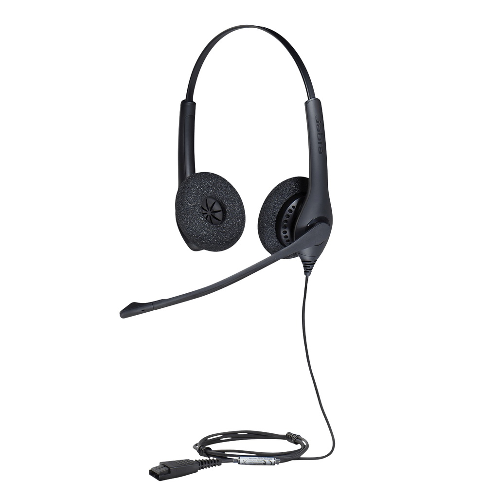 [4732362000] Jabra Biz 1500 Headset Duo QD Headset 5 KHz Audio Equipment