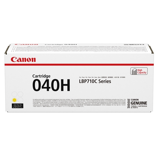[4902700000] Canon 040 H 040H Yellow 1 PC(s) Original Toner Cartridges 0455C001