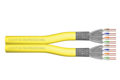 DIGITUS CAT 7 A S/FTP, data cable installation cable, 500 m, duplex, Dca-s1a d1 a1, GHMT PVP certified Cables & Adapters