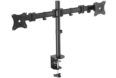 DIGITUS Dual monitor mount, 2x 27 inch, 2x 8 kg Display Accessories