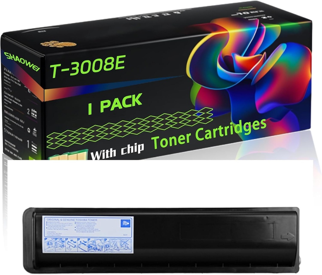 [4985369000] Toshiba T-3008E Black Toner Original Toner Cartridge Toner Cartridges