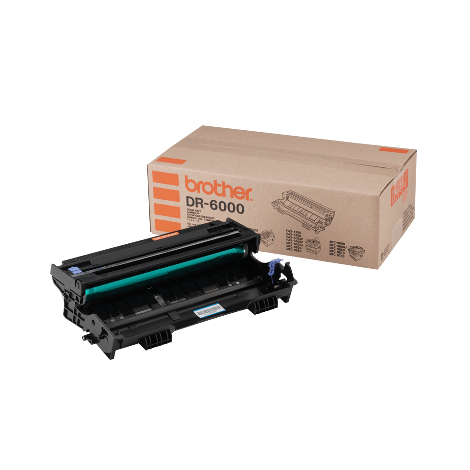 [502824002] Brother DR-6000 Original FAX-8360PLT FAX-8360P MFC-9880 MFC-9860 MFC-9660 HL-P2500 HL-1470N HL-1450 Black Toner Cartridges DR6000