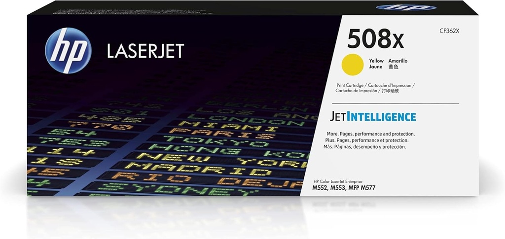 HP 508X Contract High Yield Yellow Original LaserJet Toner Cartridge 9500 pages Cartridges CF362XC