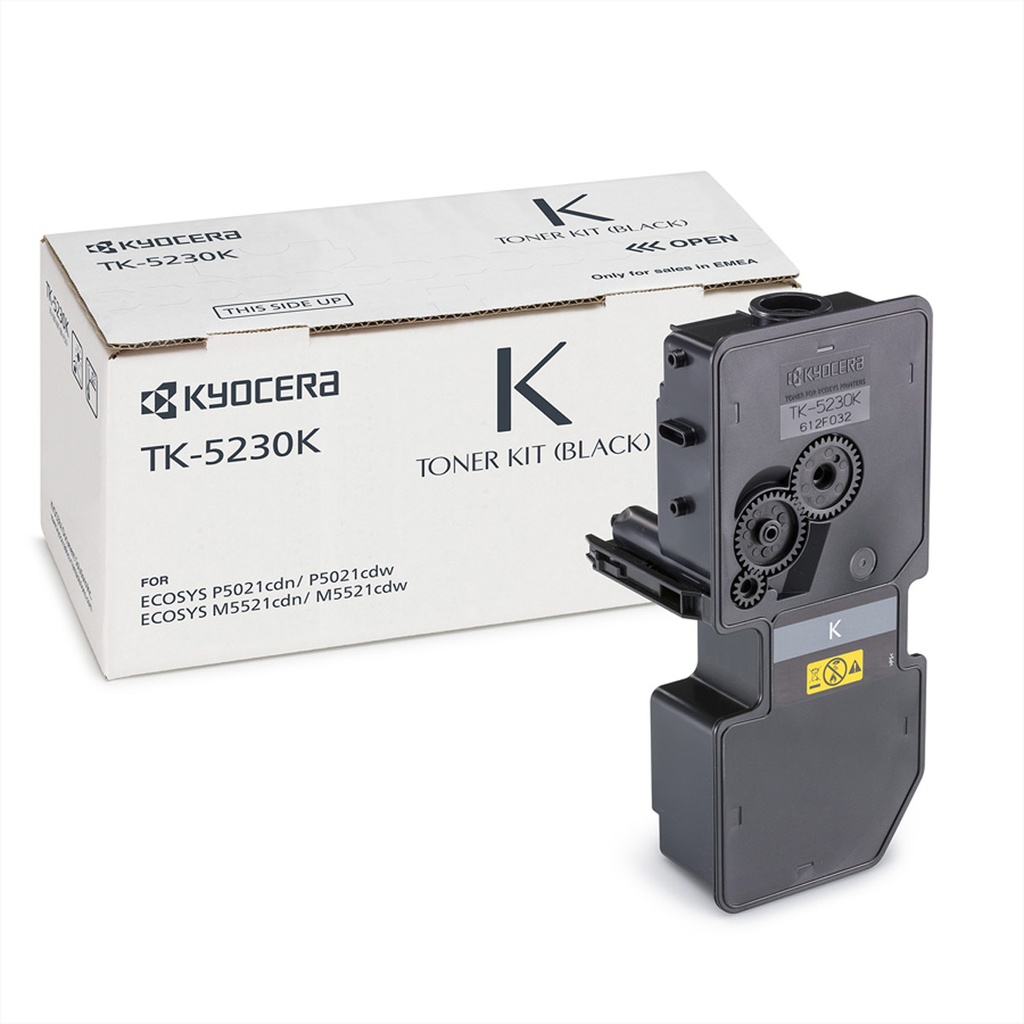 [5115936000] Kyocera TK 5230K Black Original 2,400 - 4,400 Toner Cartridges 1T02R90NL0