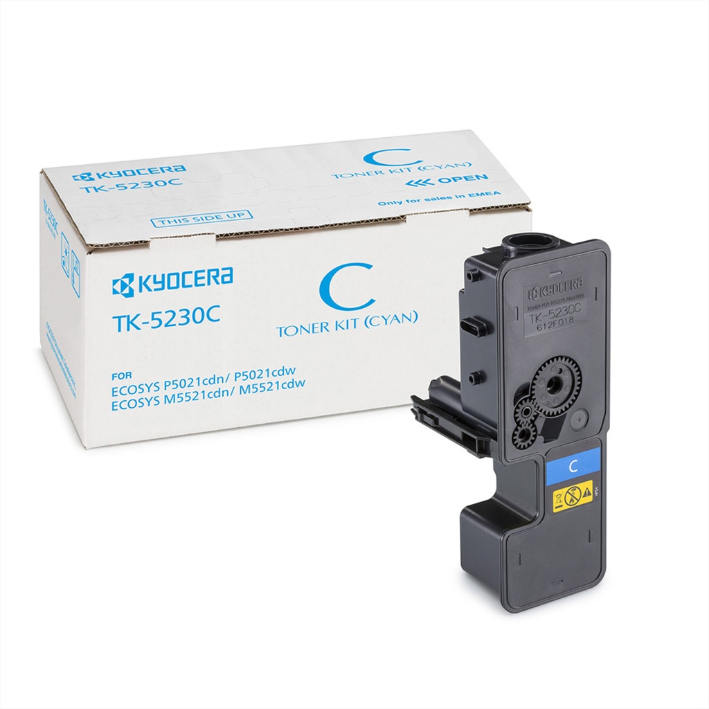 [5115937000] Kyocera TK 5230C Toner TK-5230C 2 Original Cartridge Cyan Cartridges 1T02R9CNL0