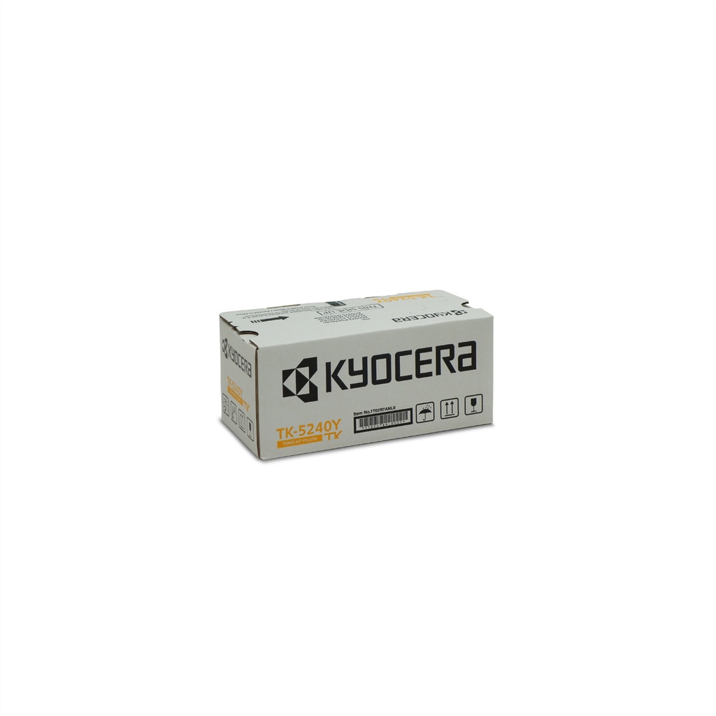 [5115941000] Kyocera TK 5240Y Yellow Original 2400 - 4400 Toner Cartridge 1T02R7ANL0 Toner Cartridges