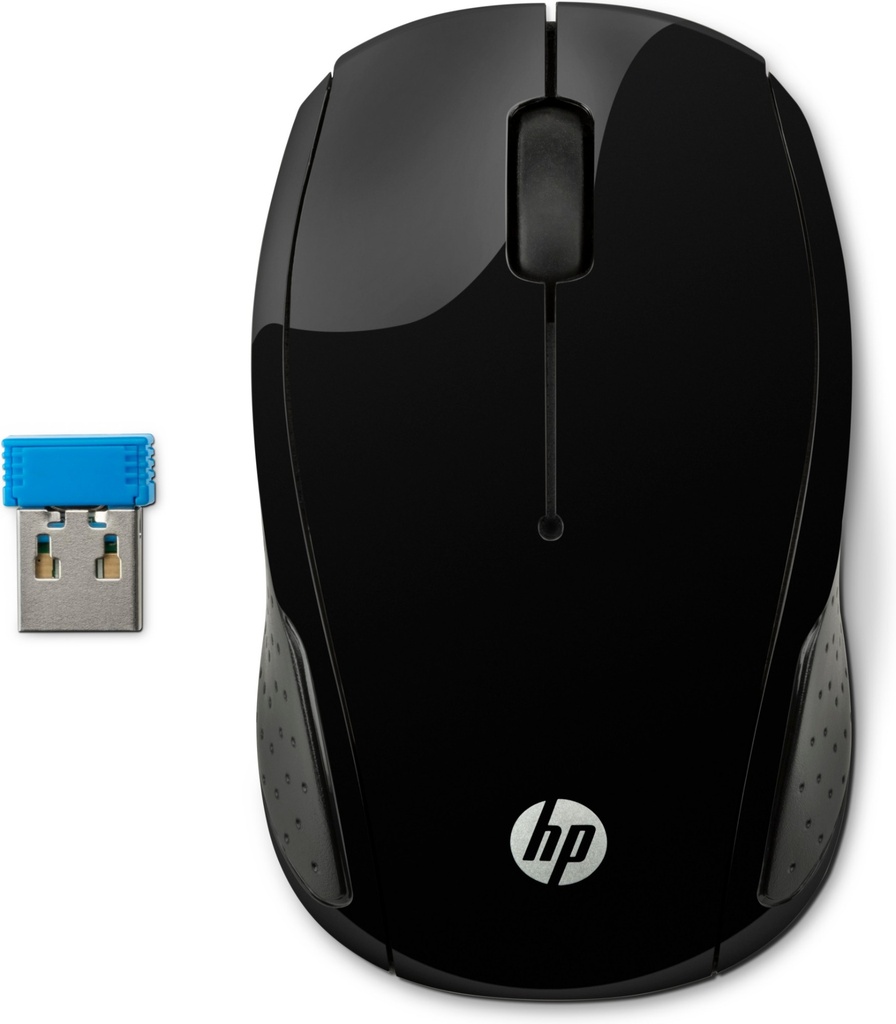 [5132863000] HP 200 Wireless Maus Black Mouse 1000 dpi Keyboards, Mice & Input Devices