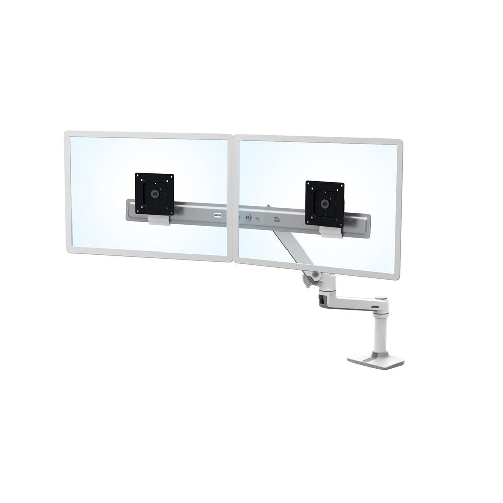 Ergotron LX Desk Dual Direct Arm Series Freestanding 9.9 kg 63.5 Flatscreen Accessory Mounting Kit Monitor Accessories 45-489-216