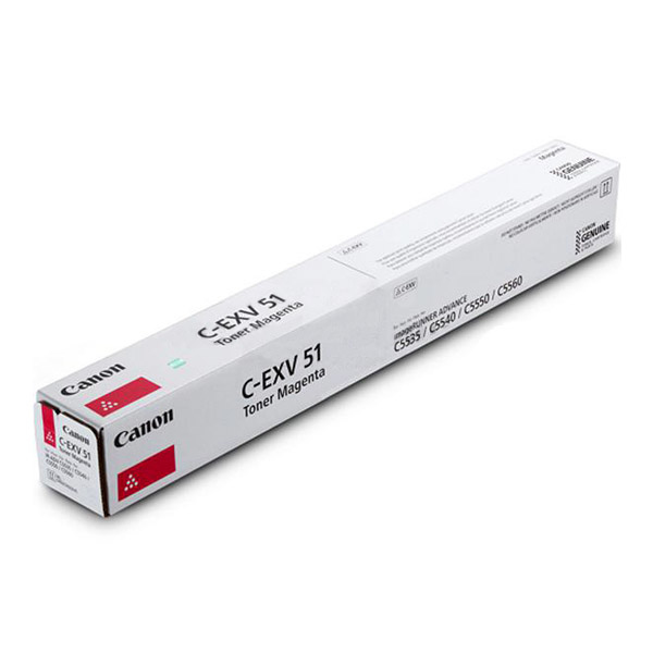 [5221476000] Canon C-EXV 51L Toner Magenta Original Toner Cartridge Toner Cartridges