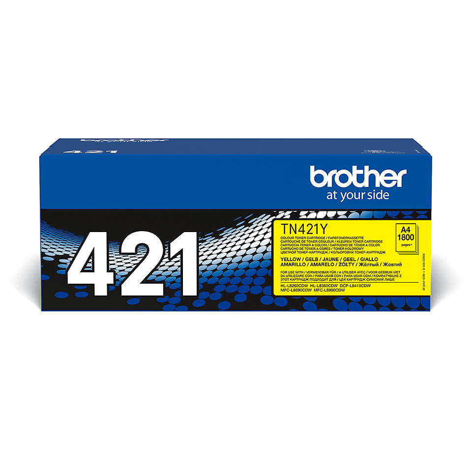 [5300729000] Brother 421 Original-Toner 1 Original Toner Cartridge Yellow Cartridges TN421Y
