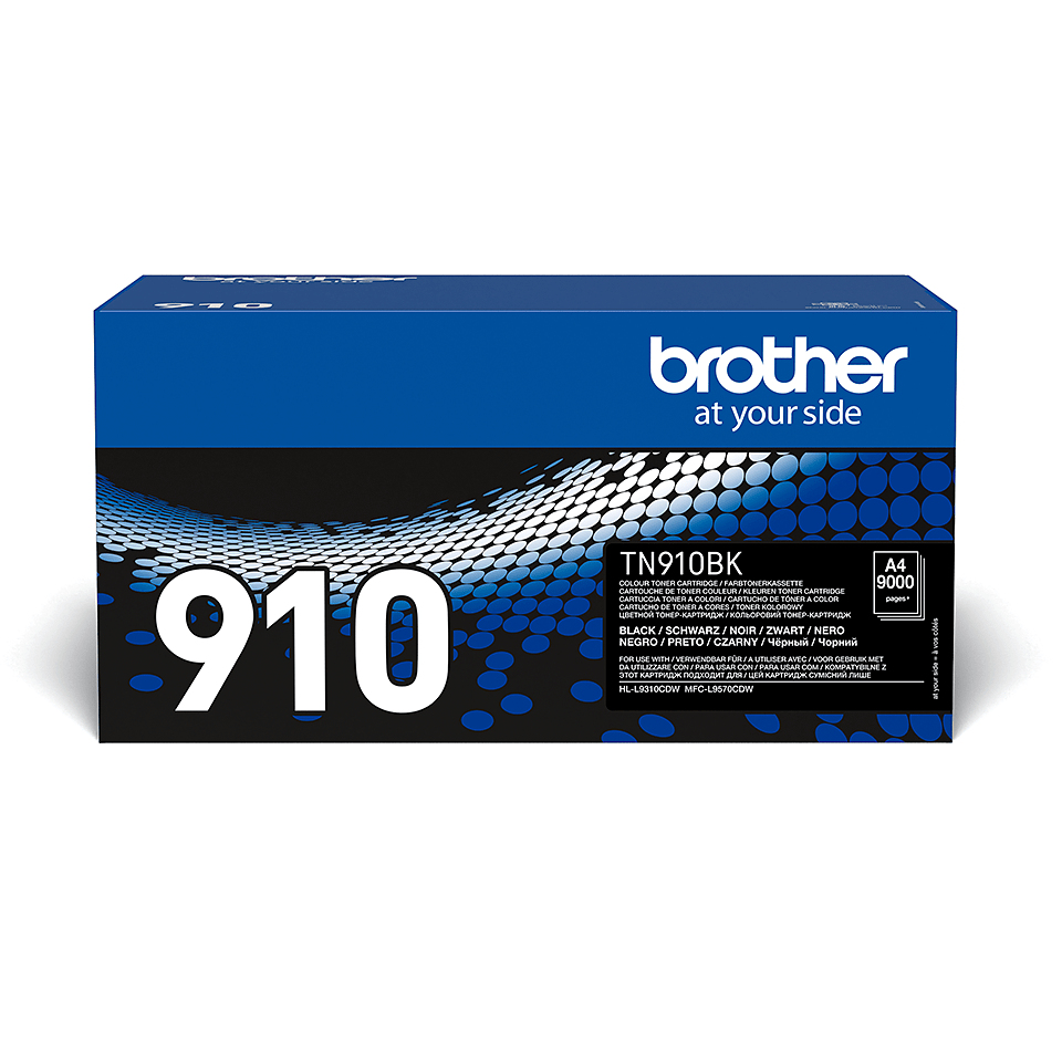 Brother Toner TN-910BK Black TN910 Original Cartridge Cartridges TN910BK