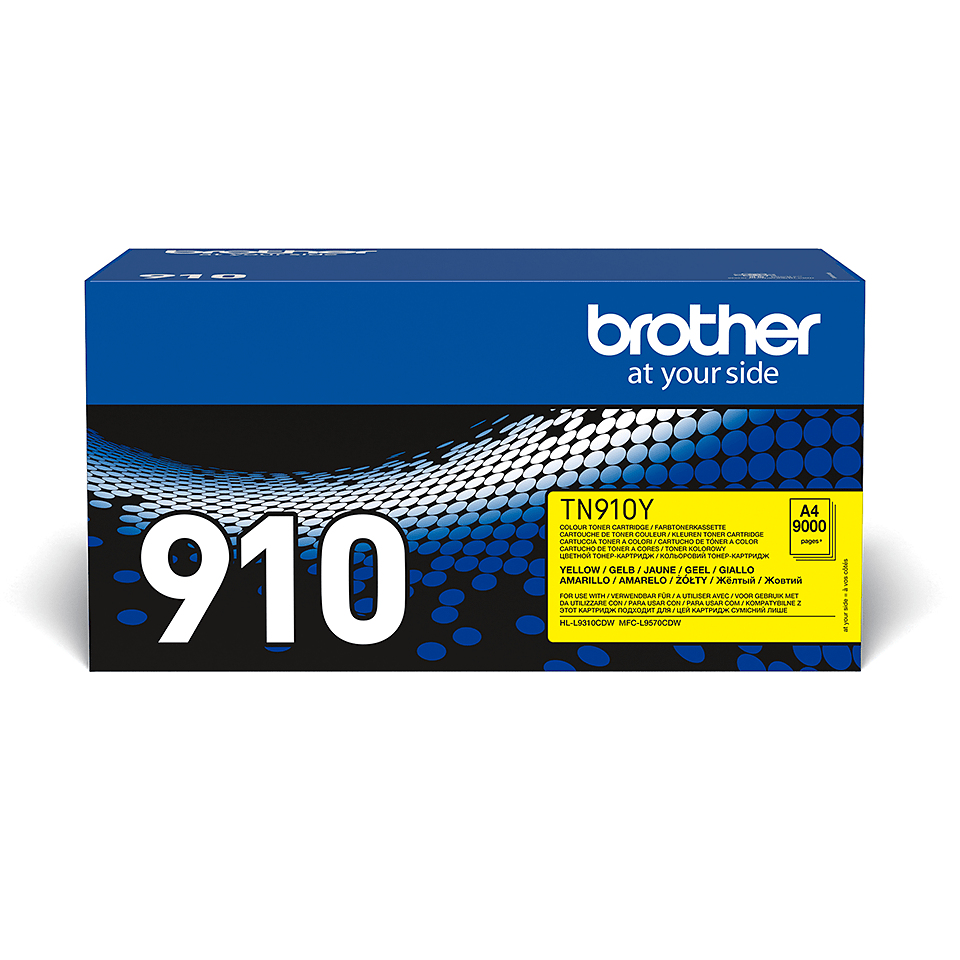 Brother TN910Y 9000 pages Yellow 1 PC(s) Original Toner Cartridges TN-910Y