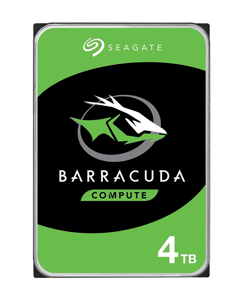 Seagate Barracuda ST4000DM004 3.5 inch SATA 4000 GB HDD 5,400 rpm 6 ms Internal HDDs