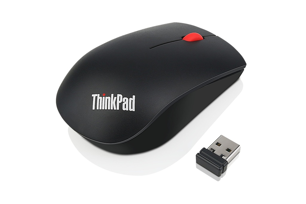 [5400805000] Lenovo Essential Wireless Mouse Mouse 1200 dpi Laser, Optical 3 keys Black Keyboards, Mice & Input Devices