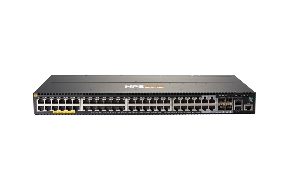 HPE network 2930 m 48G PoE+ 1-slot Switch Managed L3 Gigabit Ethernet (10/100/1000) Power over Ethernet (PoE) Rack mounting 1U Network Equipment