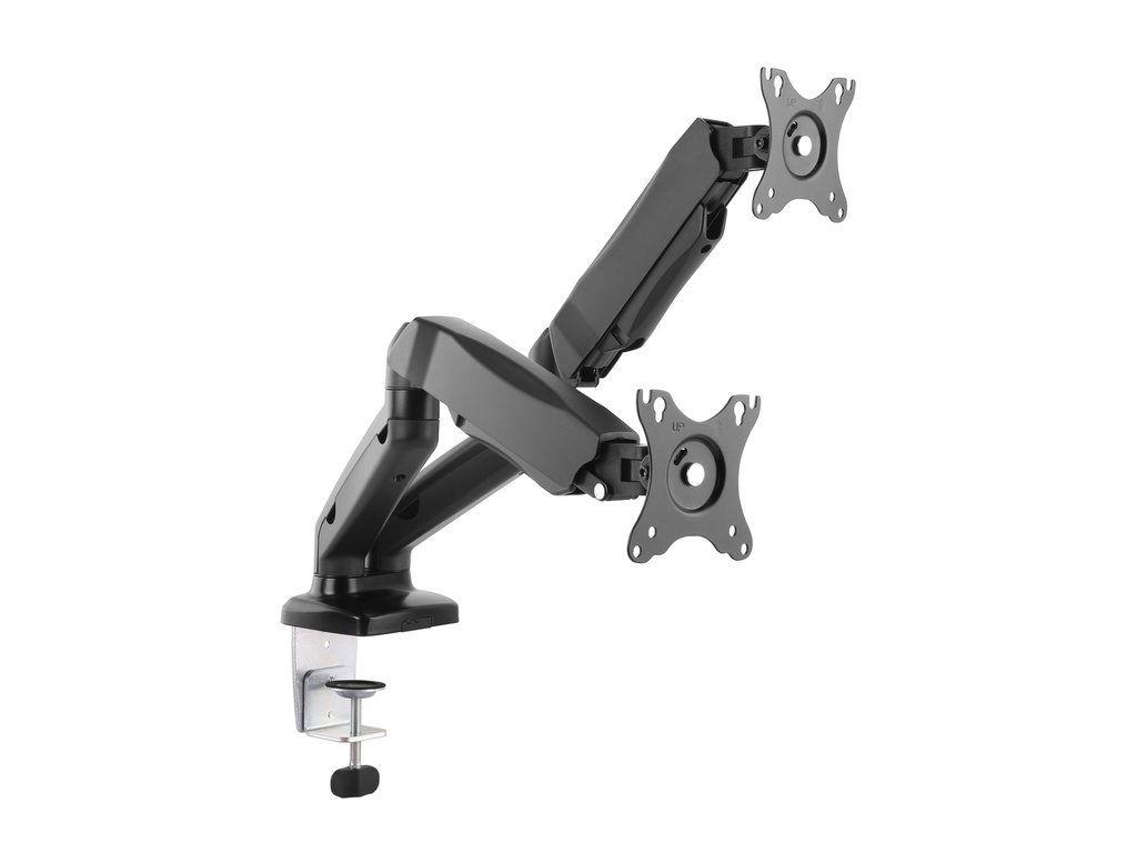 Equip 13 inch-27 inch Interactive Dual Monitor Desk Mount Bracket Clamp Flatscreen Accessory Mounting Kit Accessories 650121