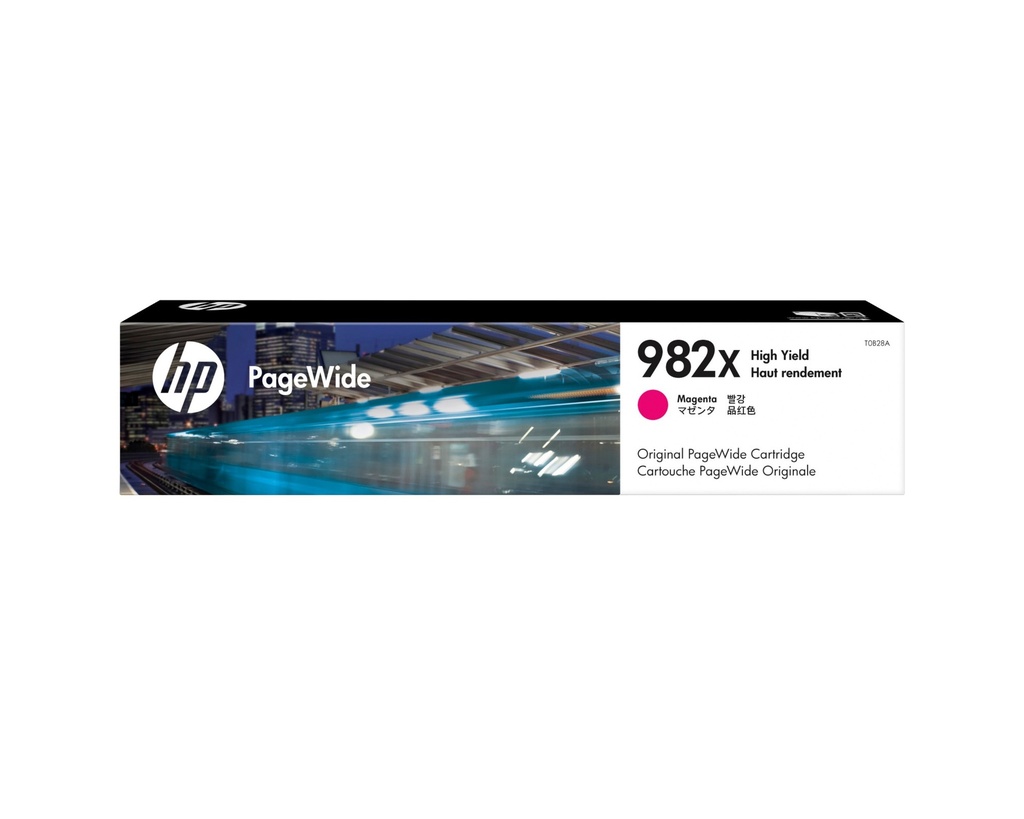 HP 982X High Yield Magenta Original PageWide Cartridge High (XL) Yield Magenta Pigment-based ink 114.5 ml 1 PC(s) 16000 pages Ink Cartridges